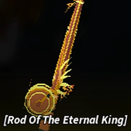 Rod of the Eternal King in the Fisch Roblox experience