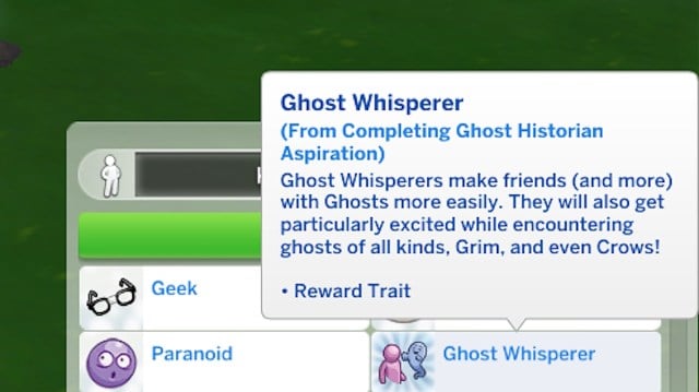 The Ghost Whisperer trait description