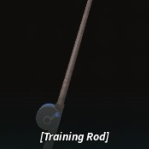 Training rod in the Fisch Roblox experience