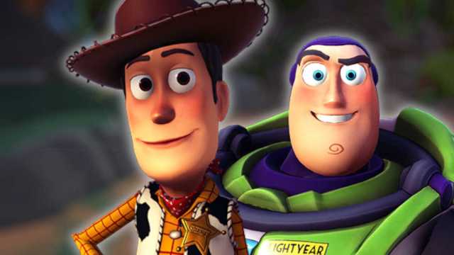 Buzz and Woody in Disney Dreamlight Valley