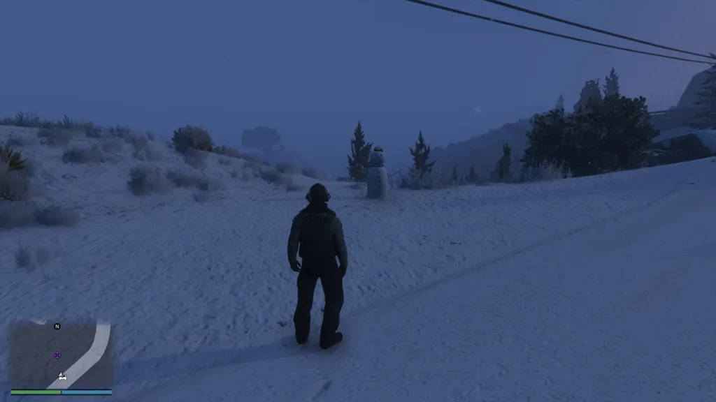 GTA Online Snowman 1