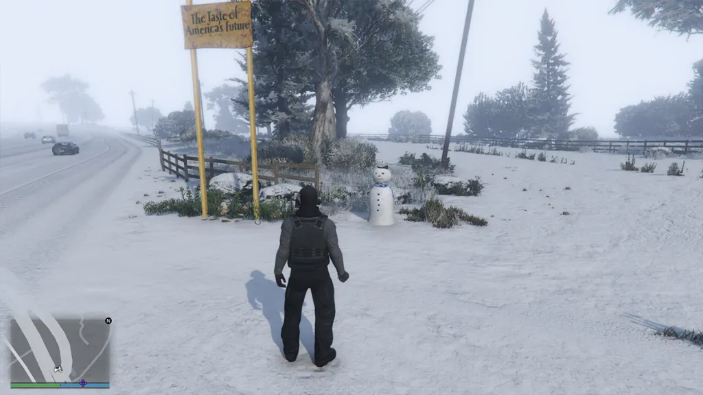 GTA Online Snowman 3