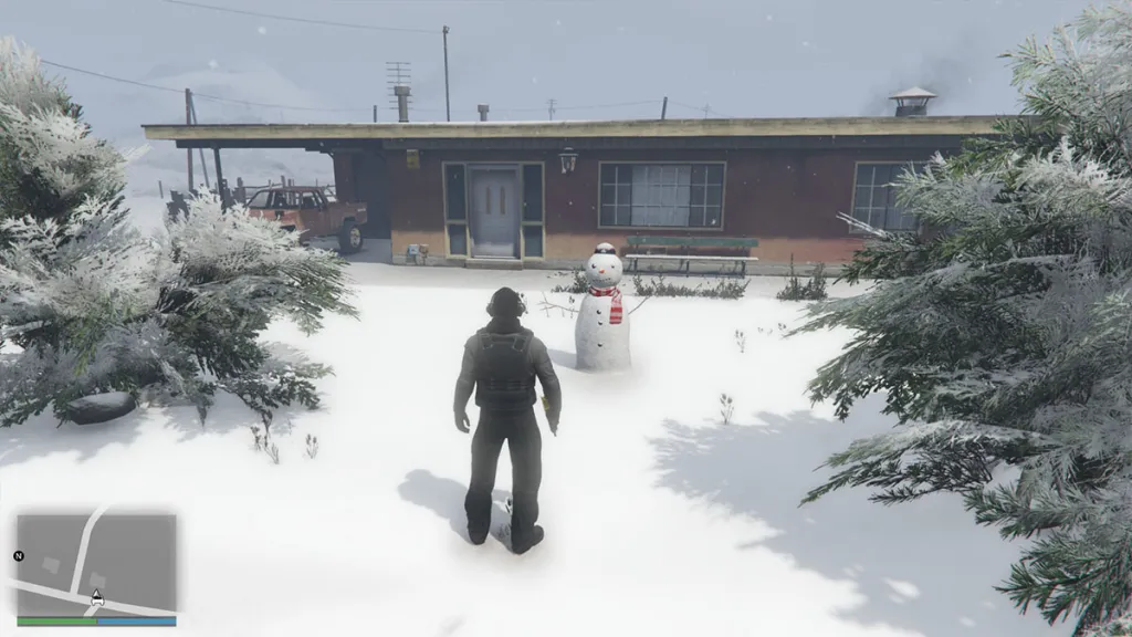 GTA Online Snowman 7