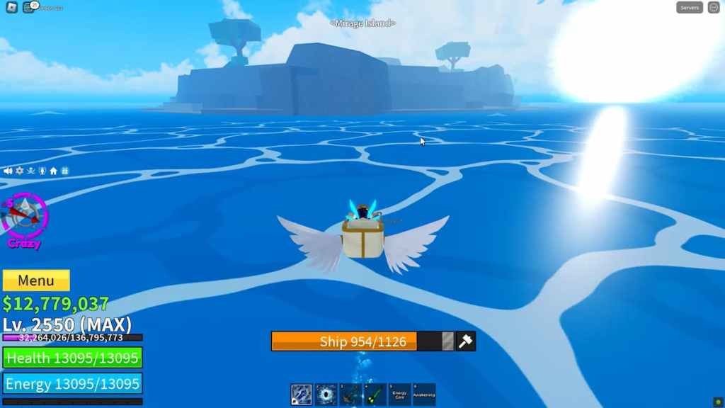 How to find Mirage Island in Blox Fruits