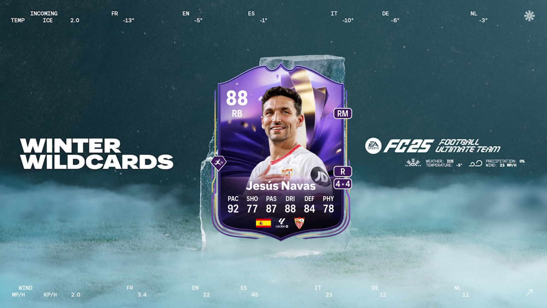 EA FC 25 Jesus Navas End of an Era SBC solutions