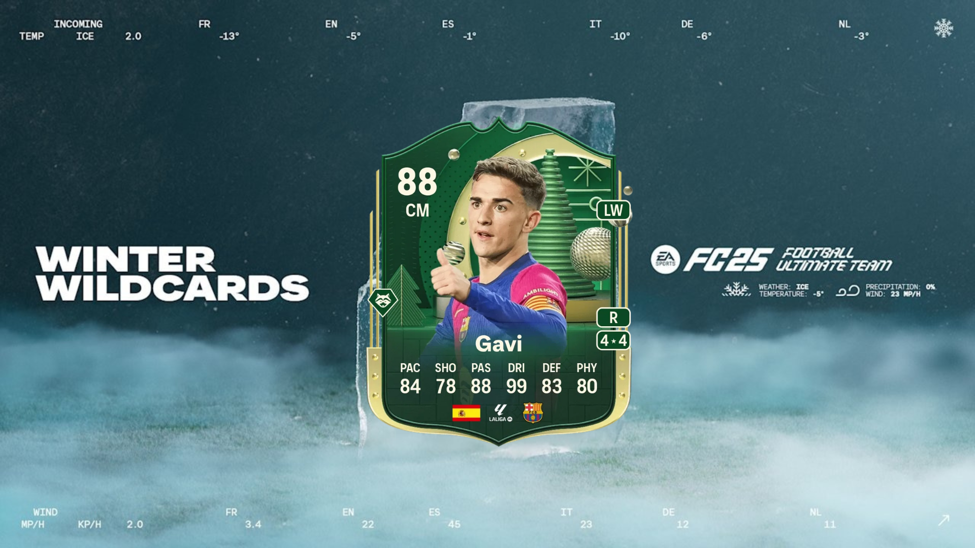 EA FC 25 Gavi Winter Wildcards SBC solutions