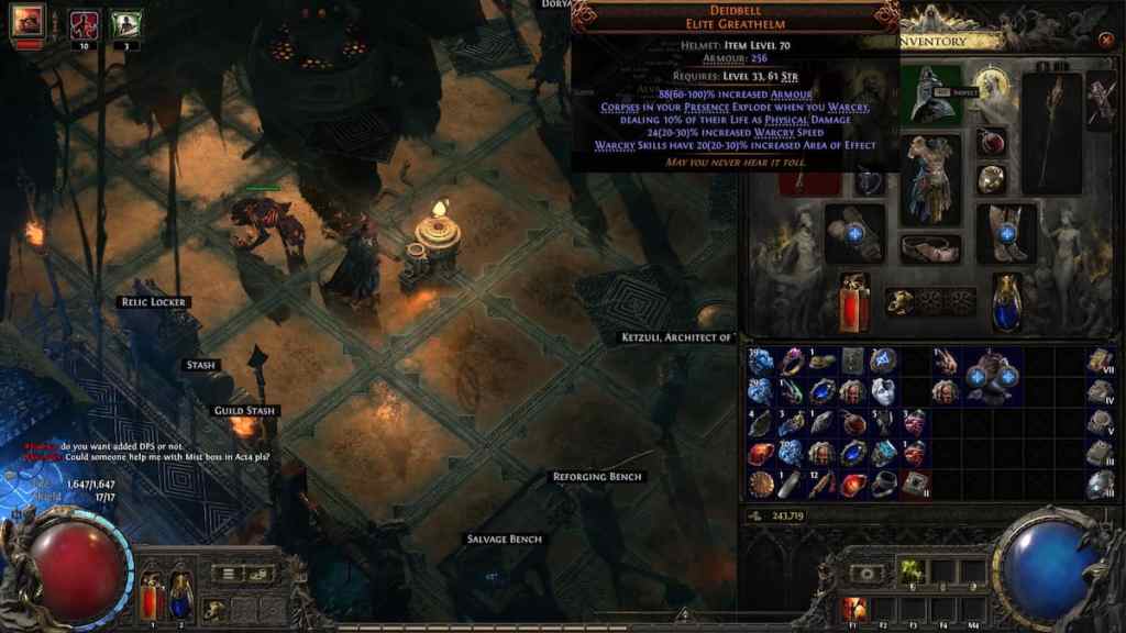 Armour item in Path of Exile 2