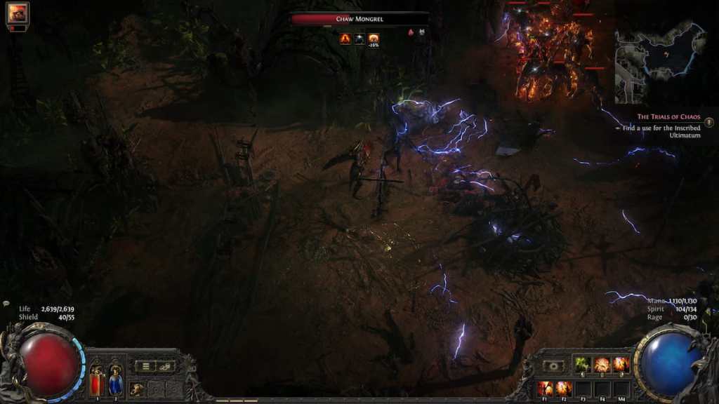 Spark spell in Path of Exile 2