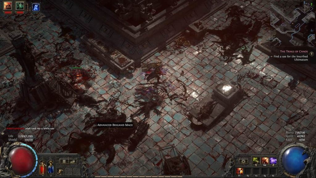 Running through the Apex in Path of Exile 2