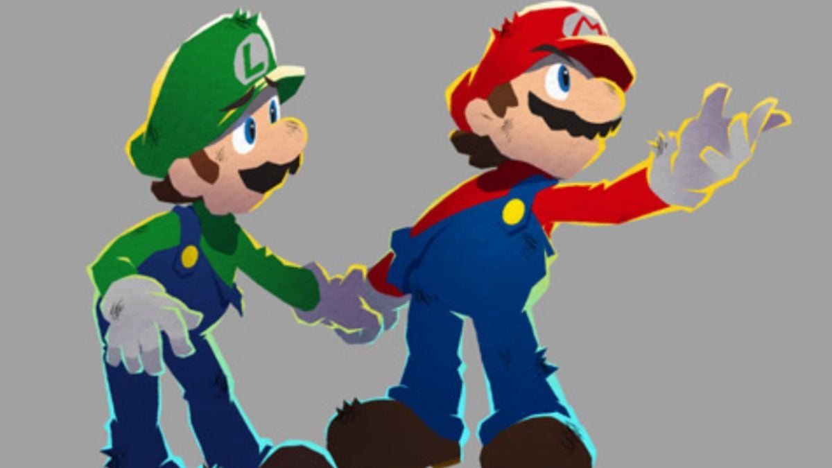 Unused character designs of Mario and Luigi in Mario & Luigi Brothership.