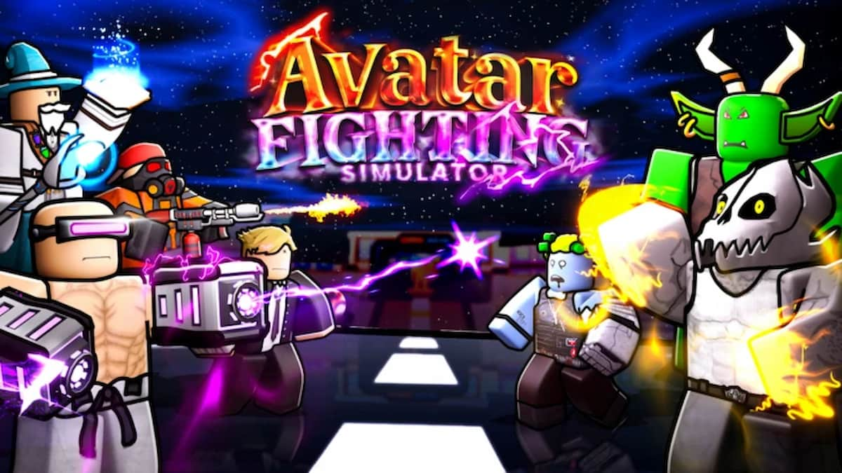 Promo image for Avatar Fighting Simulator.