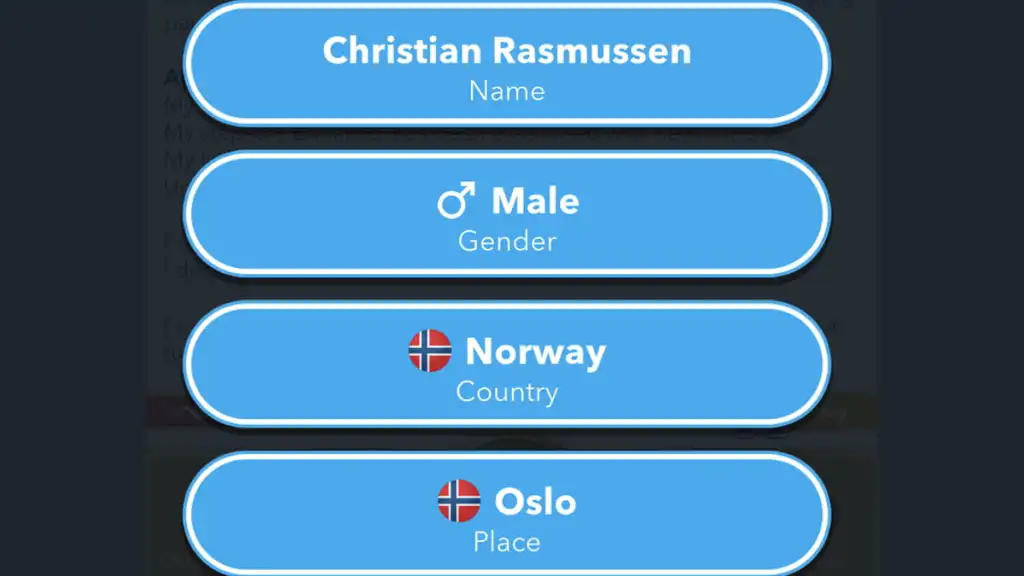 BitLife being born in Norway