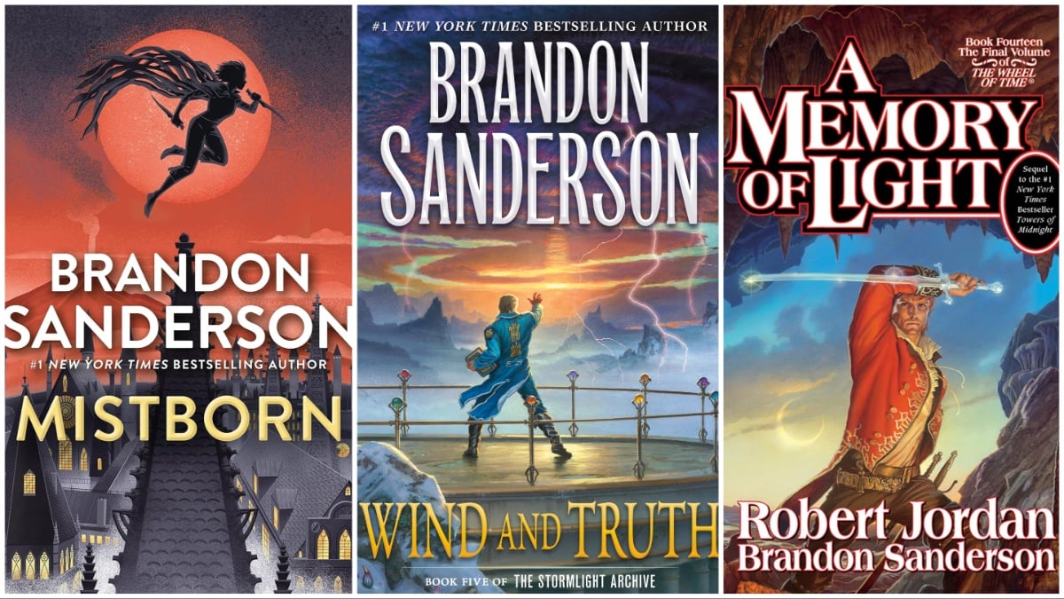 Top 15 best Brandon Sanderson books, ranked worst to best