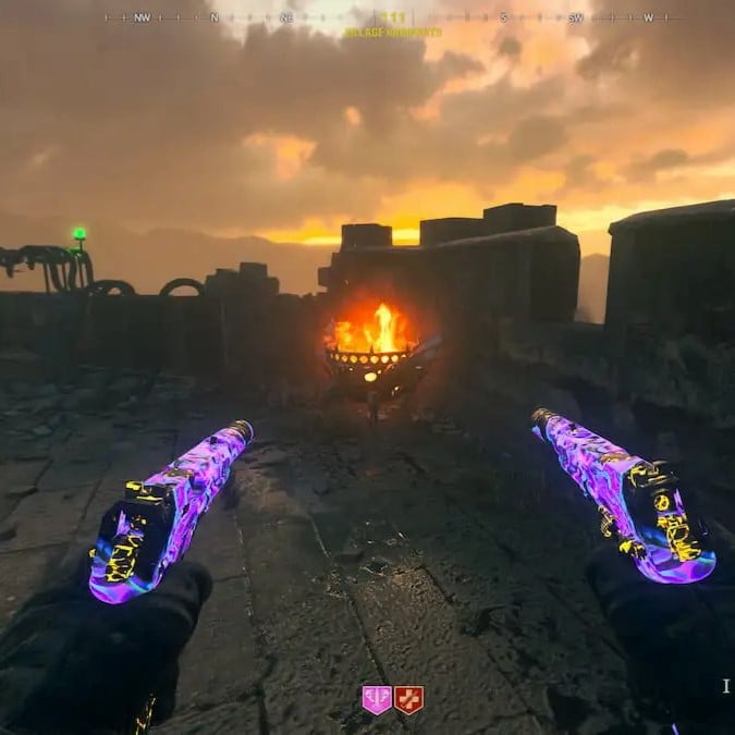 Ignited brazier in BO6 Zombies