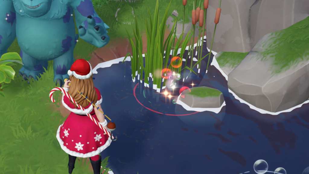 Disney Dreamlight Valley festive fish circle