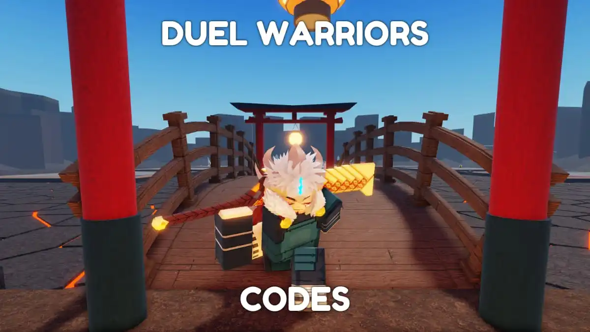 A player runing in Duel Warriors Roblox experience