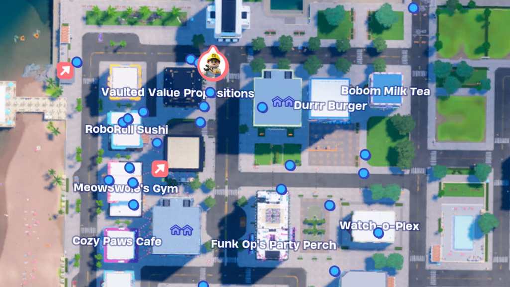 Fortnite Brick Life bank map location