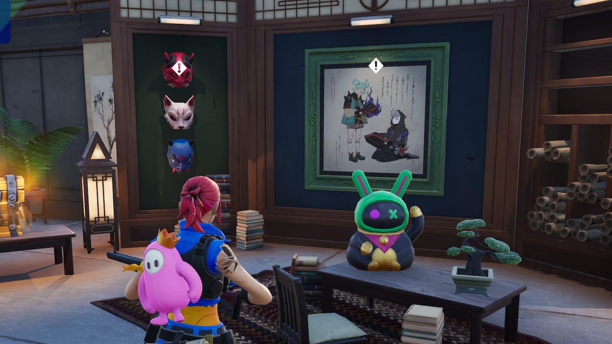 Fortnite investigating in Daigo's workshop