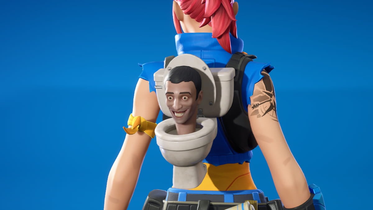 Fortnite Skibidi Toilet back bling