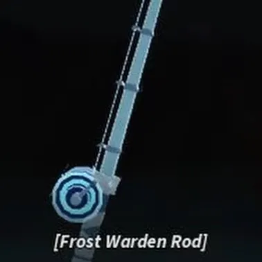 Frost Warden Rod in the Fisch Roblox experience