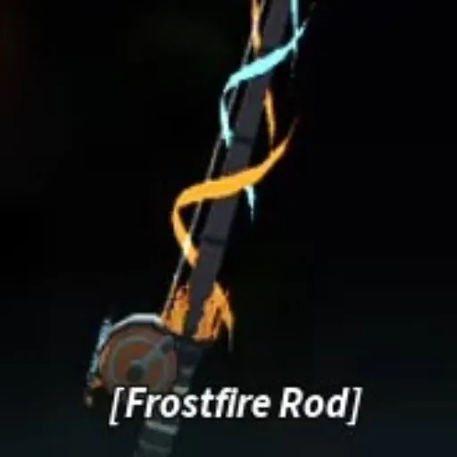 Frostfire Rod in Fisch Roblox experience