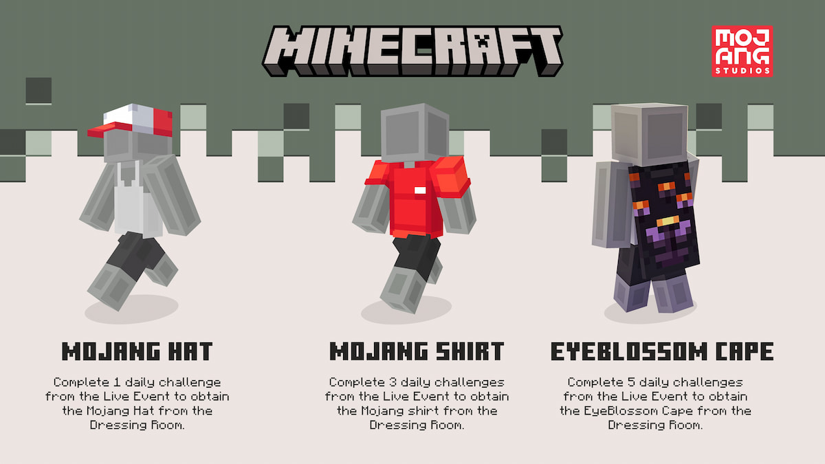 Minecraft Cap, Shirt, and Cape