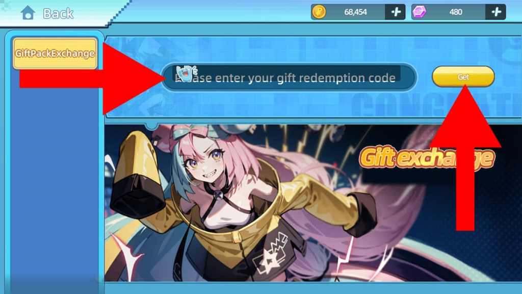 How to redeem Pocket Battle codes step 2