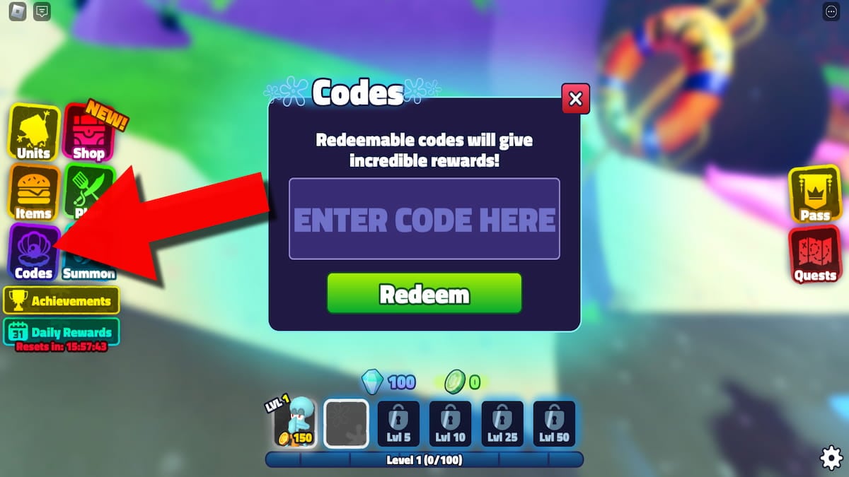 How to redeem SpongeBob Tower Defense codes. 