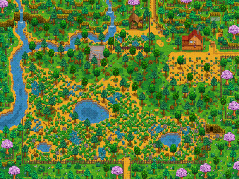 Meadowlands Farm in Stardew Valley