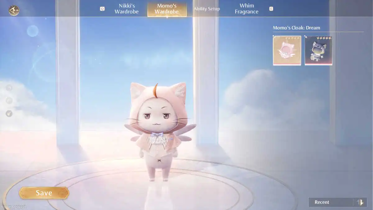 Momo's Wardrobe in Infinity Nikki