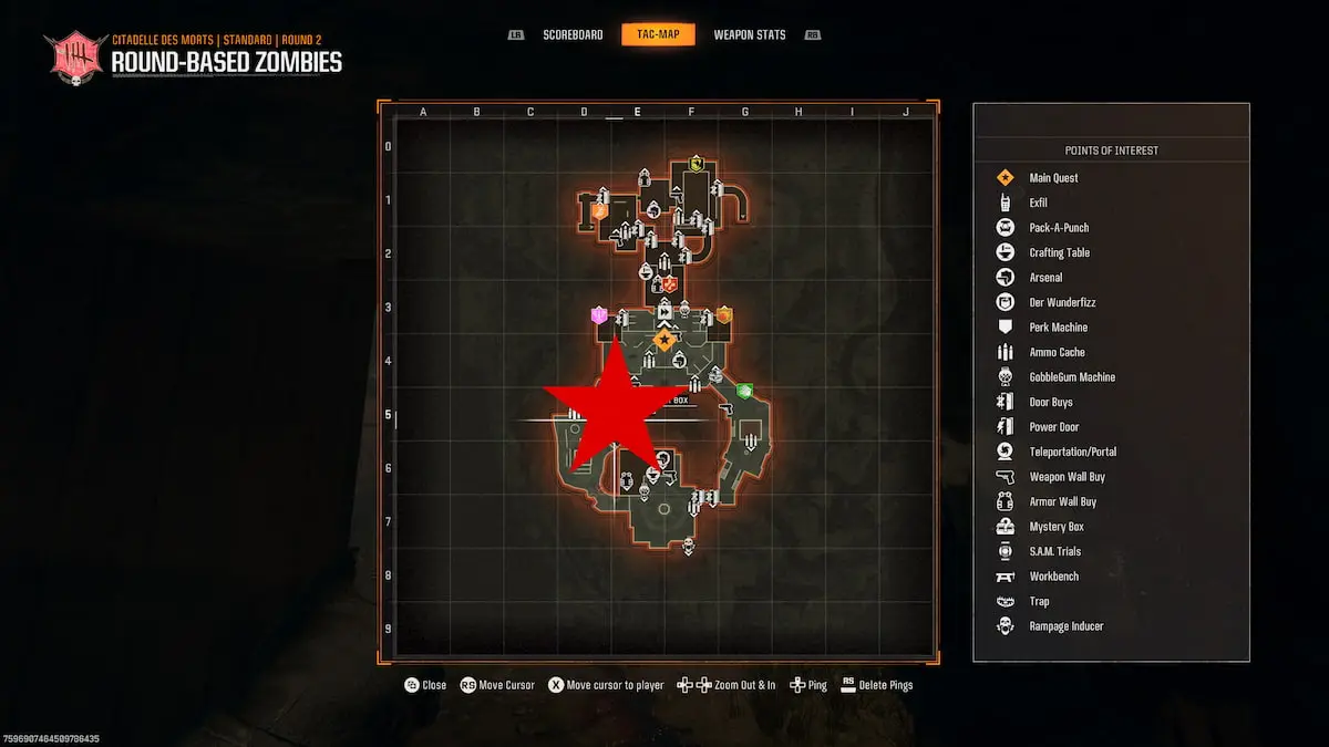 Horseshoe location and use in Citadelle des Morts Black Ops 6