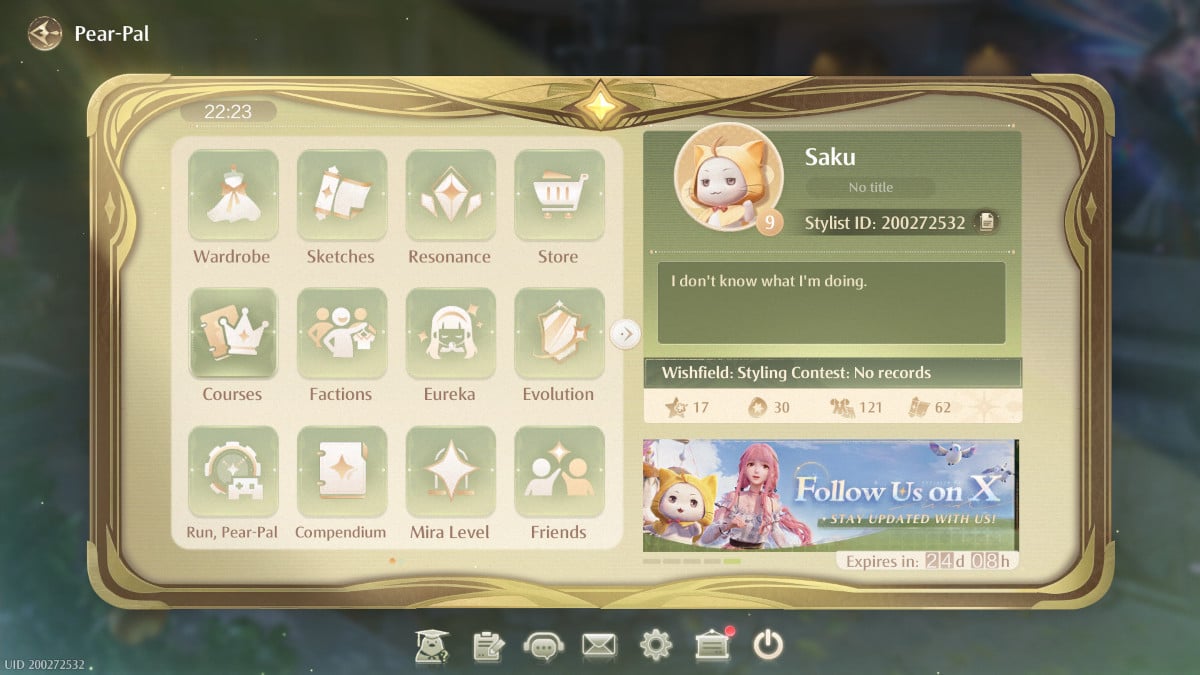 The Pear-Pal offers rewards in Infinity Nikki