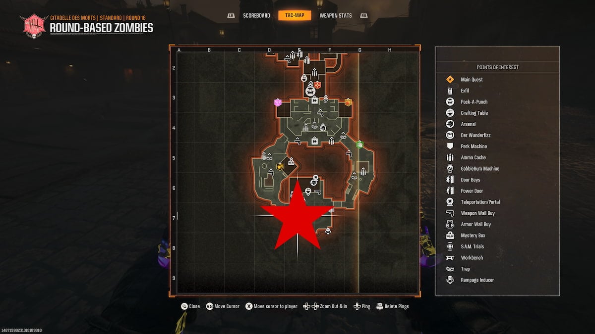 Horseshoe location and use in Citadelle des Morts Black Ops 6