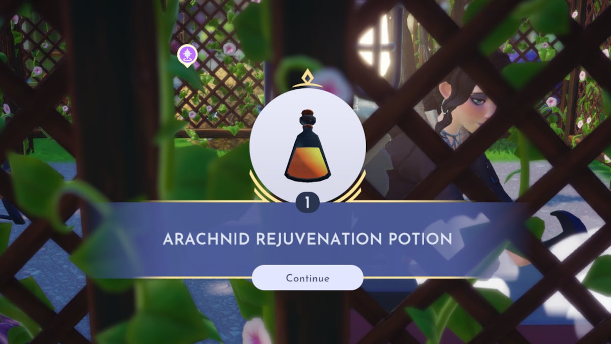 Arachnid Rejuvenation Potion in Disney Dreamlight Valley