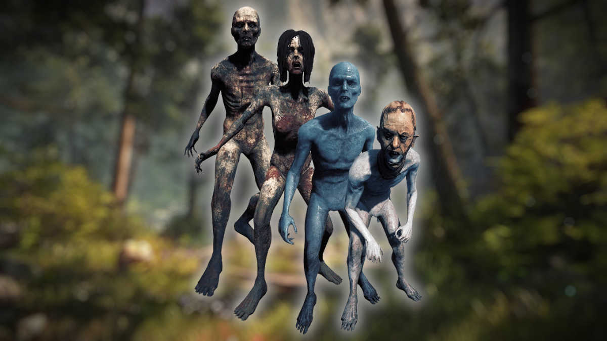 Skinny Cannibals in The Forest