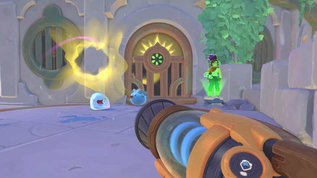 Slime Rancher 2 Sun Door in Grey Labyrinth