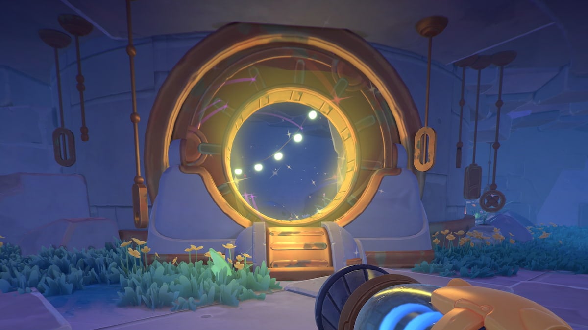 Slime Rancher 2 yellow portal in Grey Labyrinth