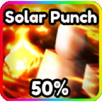 Solar Punch power from Anime Multiverse