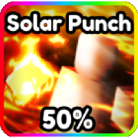 Solar Punch power from Anime Multiverse