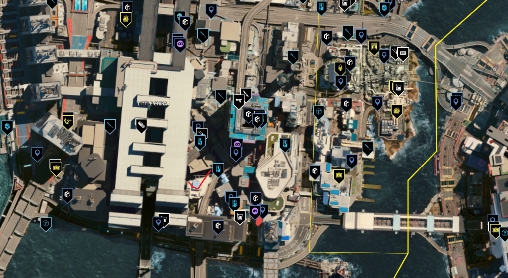 An image of Cyberpunk 2077 Balatro Treasure Hunt location