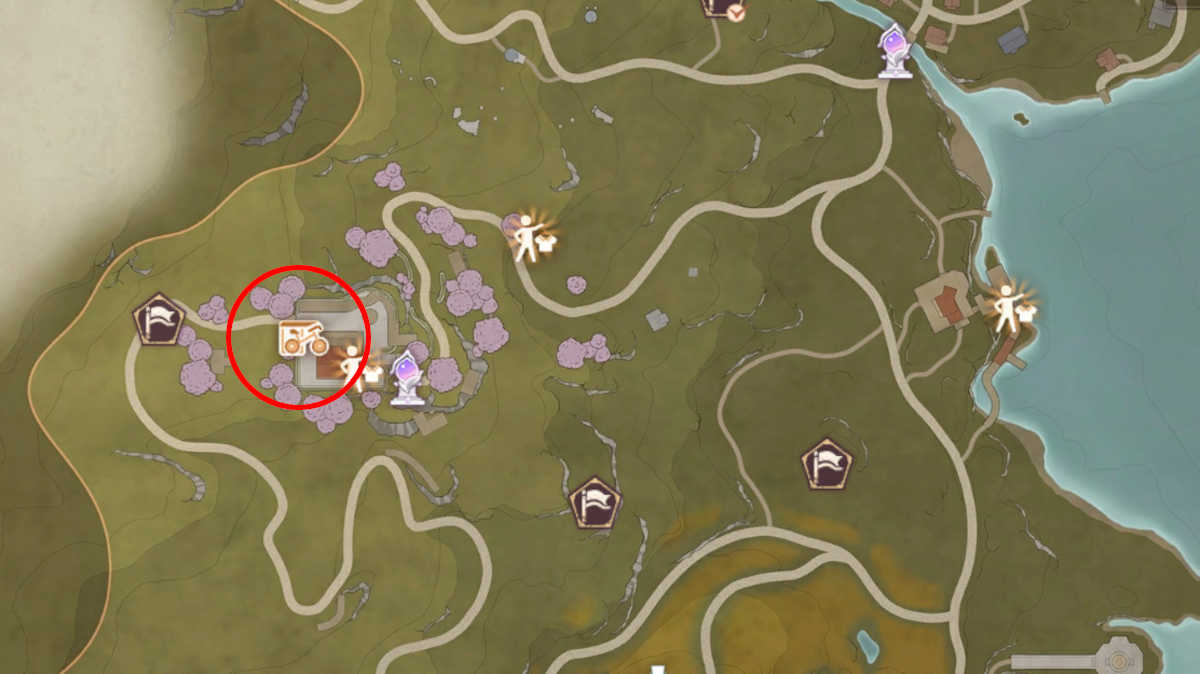 Where to hire a Whimcycle in Infinity Nikki