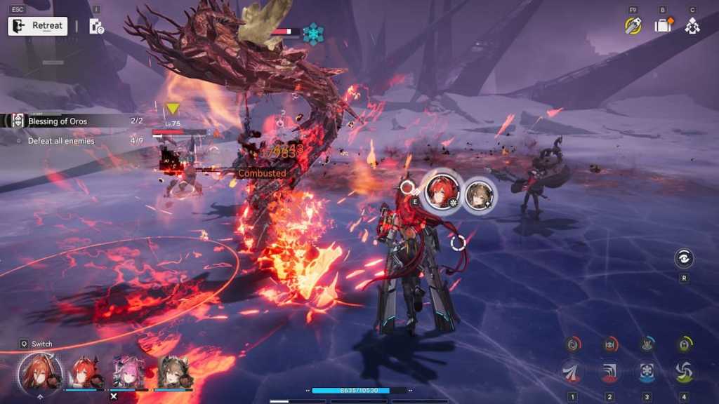 Combustion in Arknights: Endfield