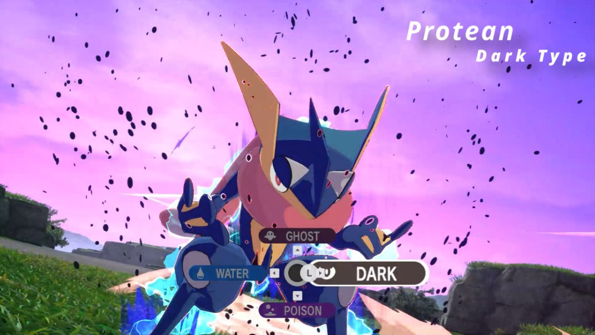 Greninja the Pokémon changes its typing in Dragon Ball Sparking Zero.