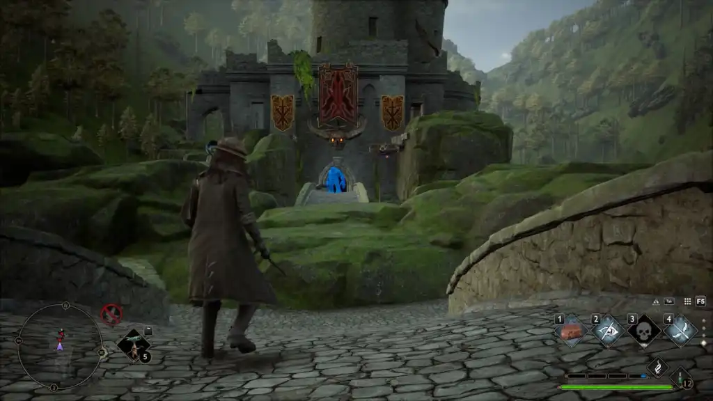 Dungeon of Doom Blue Troll in Hogwarts Legacy