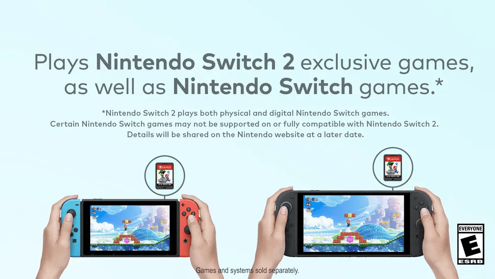 Nintendo Switch 2 Backwards Compatibility