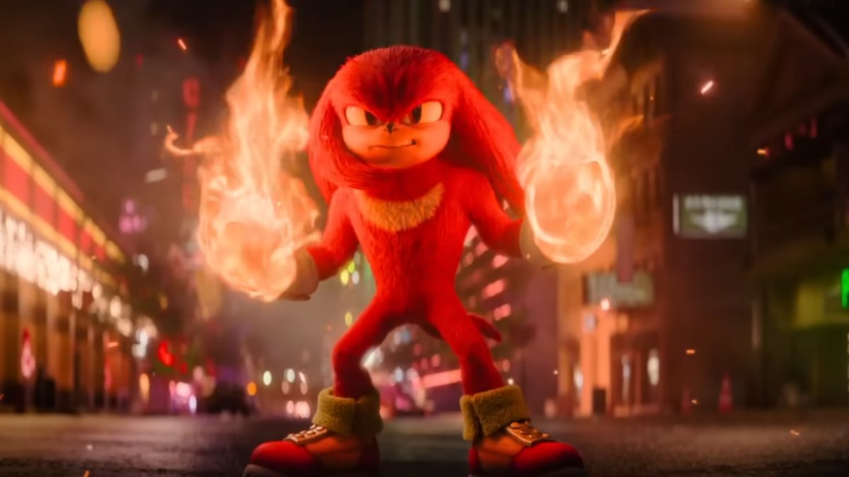 Knuckles unlocks the Flames of Disaster. 