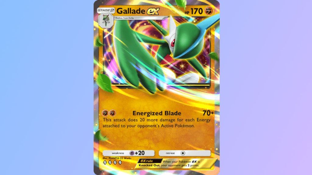 Pokemon TCG Pocket Gallade EX deck