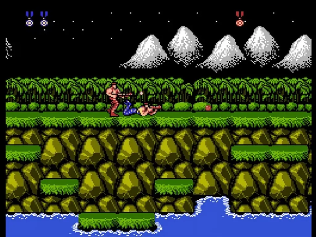 Contra NES Two Player