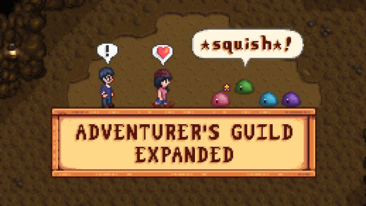 Adventurer's Guild Expanded mod in Stardew Valley