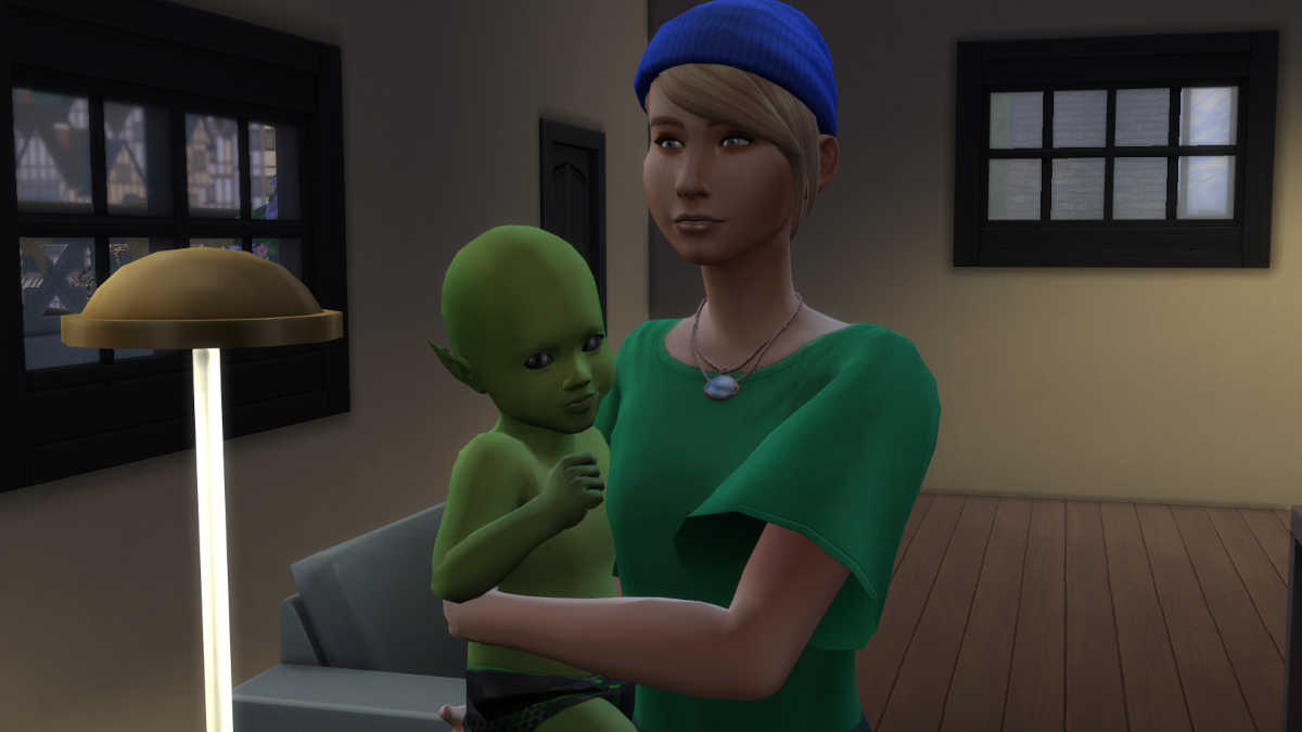 The Alien Adoption Challenge in The Sims 4